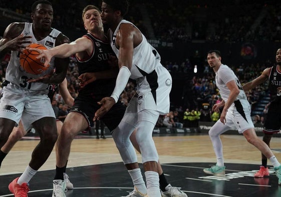 De Ridder, en acción la pasada jornada ante el UCAM Murcia.