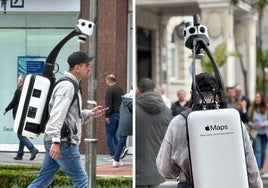 Los 'hombres mochila' de Apple llegan a Bizkaia para fotografiar los rincones inaccesibles en coche