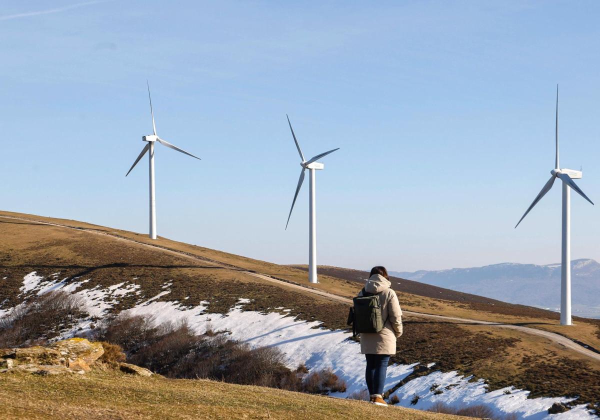 El parque eólico Mendi da un nuevo paso para levantar siete aerogeneradores en Amurrio