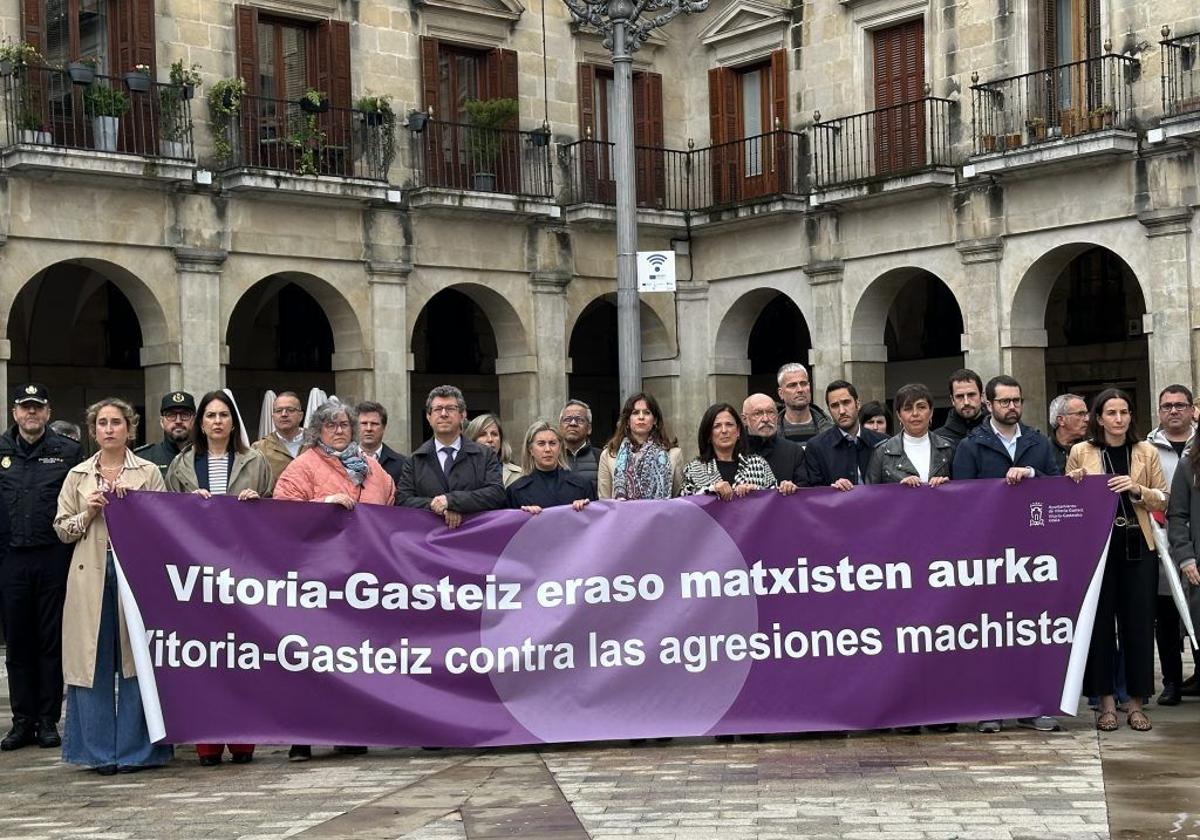 Concentración institucional contra las agresiones sexuales