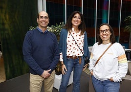 Jaime Zufiria, Itziar Tueros y Saioa Ramos.