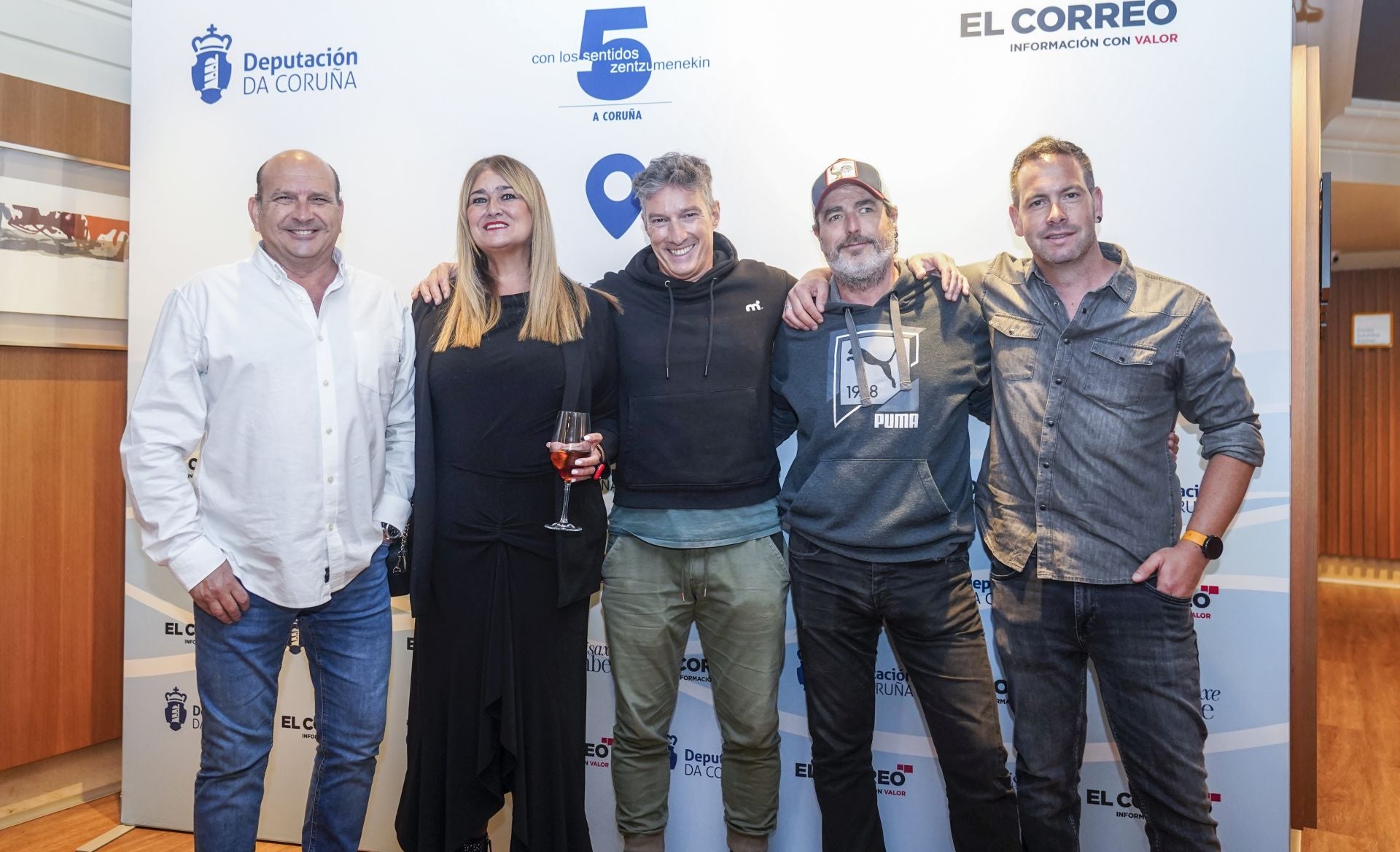 Mario Álvarez de Eulate, Ramo Delgado, Álvaro Verdugo López, Oscar Laus Blanco y Franco Ortíz.