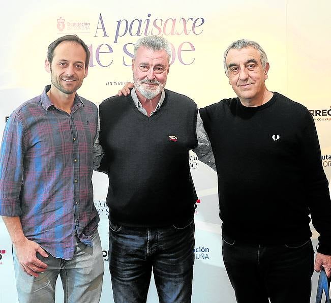 Alberto Sánchez, Andoni Martínez y Mariano Remiro.