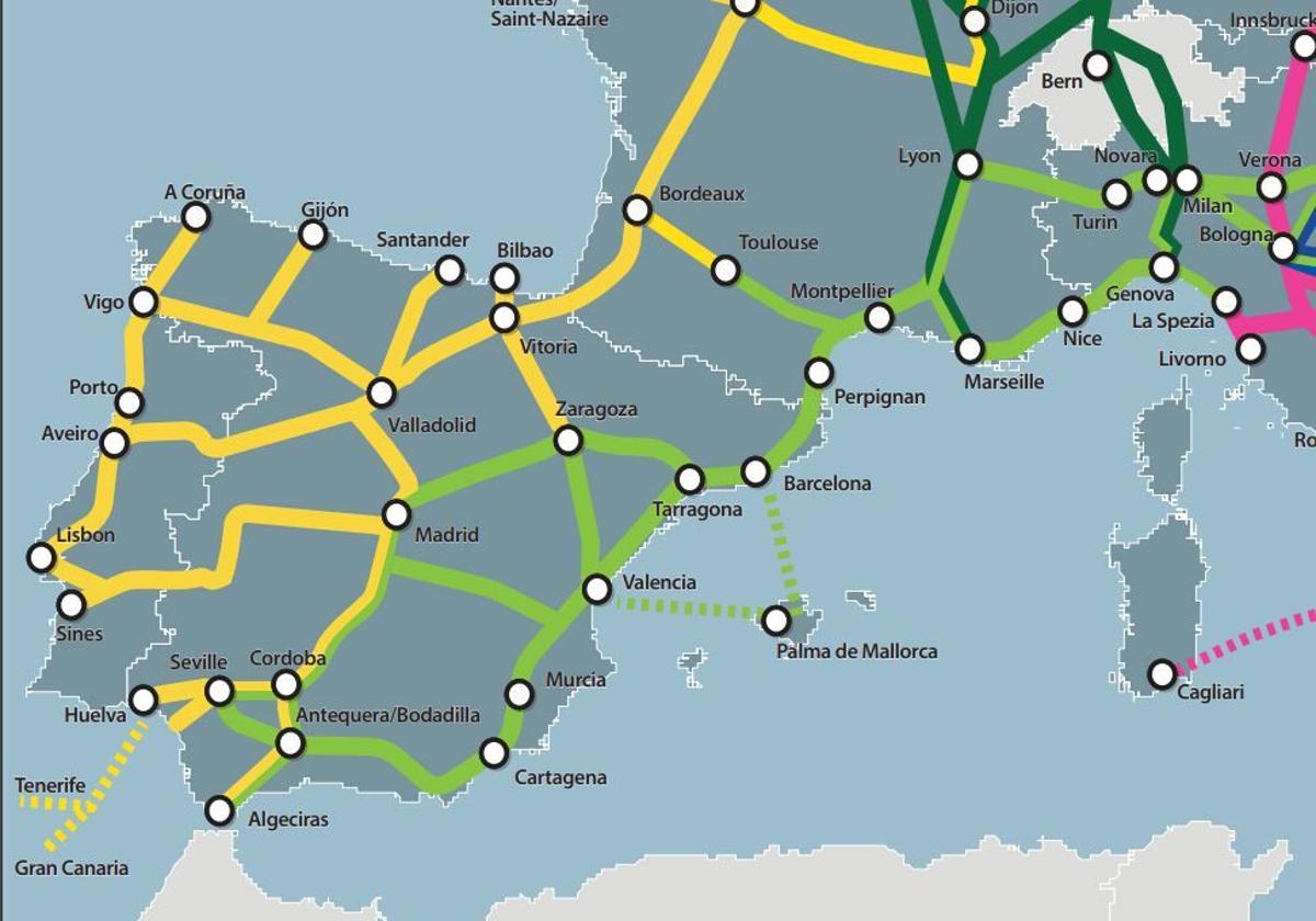 Vitoria será un puente ferroviario entre Portugal y Alemania