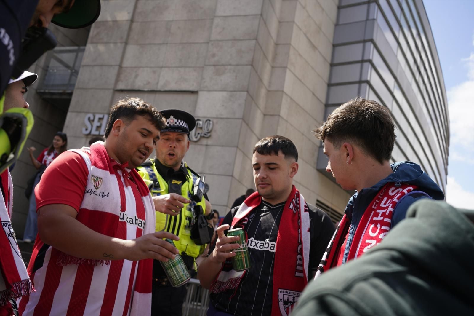 Todas las imágenes de la previa del Manchester United-Athletic