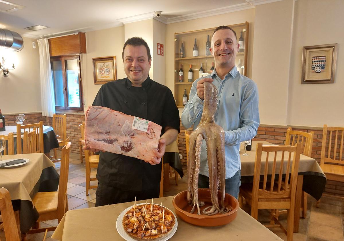 La auténtica comida gallega sin salir de Bizkaia: pulpo, volandeiras a la plancha y ternera de raza