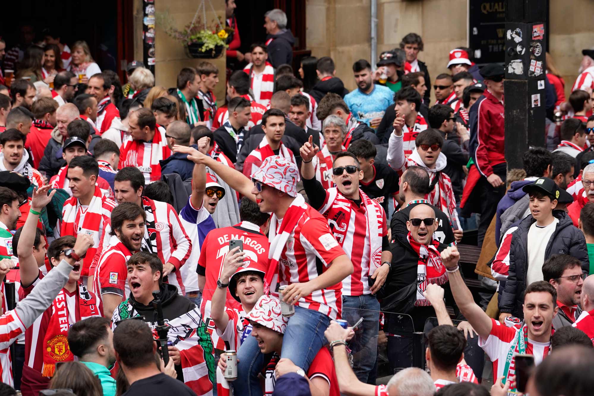 Todas las imágenes de la previa del Manchester United-Athletic