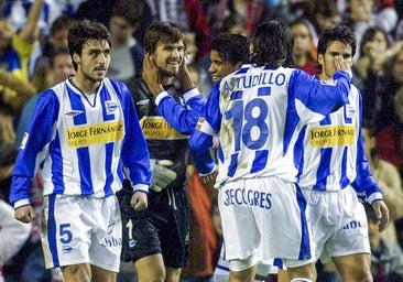 Aquella «grandiosa» tarde albiazul en San Mamés