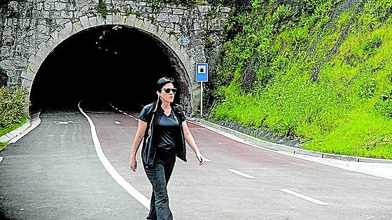 Por el trazado del antiguo tranvía a Arratia