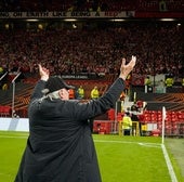 La prensa inglesa alucina con la afición del Athletic en Old Trafford