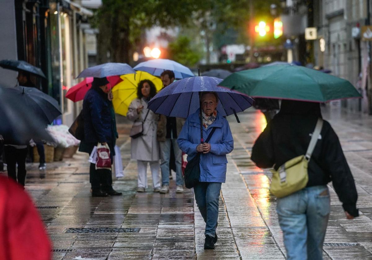 Un fin de semana pasado por agua y con riesgo de granizo