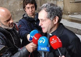 Segura, este viernes durante la valoración de la designación del nuevo Papa.