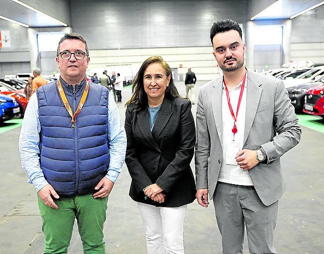 Enrique Yagüe, Virginia Sagarduy y Natxo Salazar.