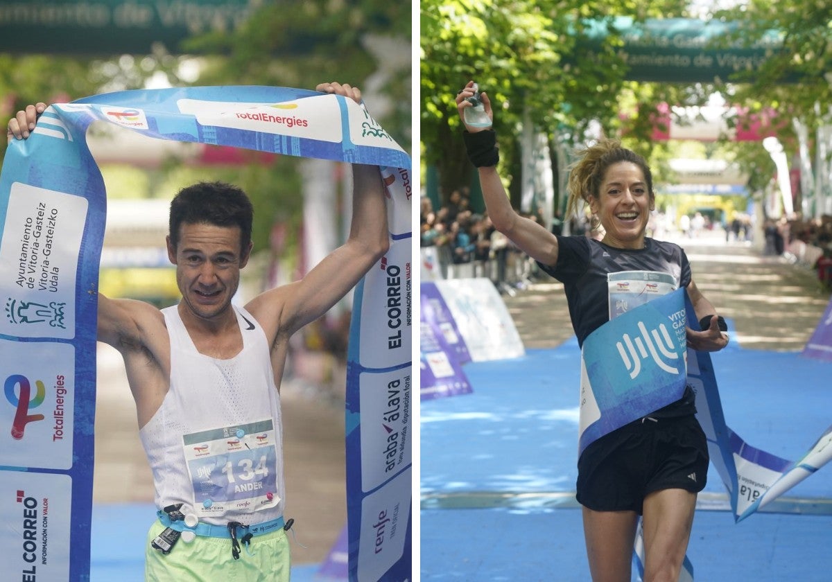 Ander Barrio y Ane Alberdi, campeones del Maratón Martín Fiz 2025