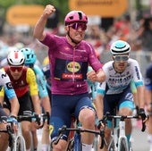 Pedersen demostró su potencia en la meta.