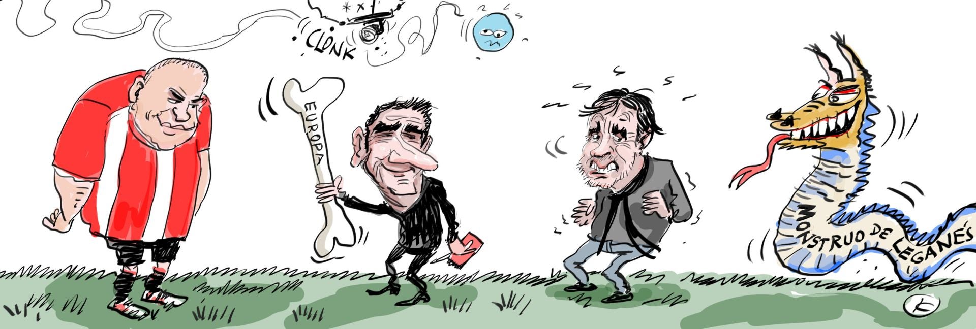 La viñeta de Cerrajería sobre la derrota del Alavés en San Mamés