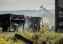 Imagen del anterior incendio en la fábrica.