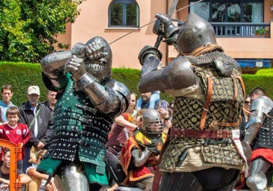 Las luchas medievales son una de las principales actividades que tendrán lugar este fin de semana en Berango.