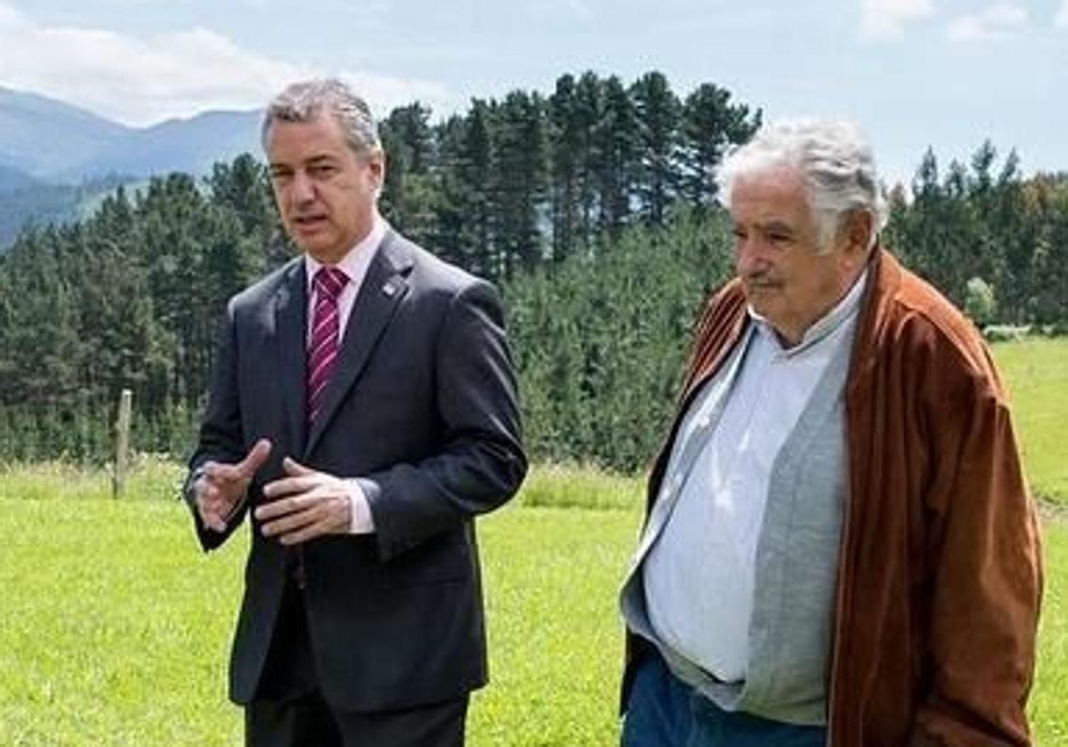 La última visita de Mujica al caserío de su bisabuelo en Bizkaia