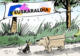 La viñeta de Cerrajería sobre el Euskaraldia en Vitoria