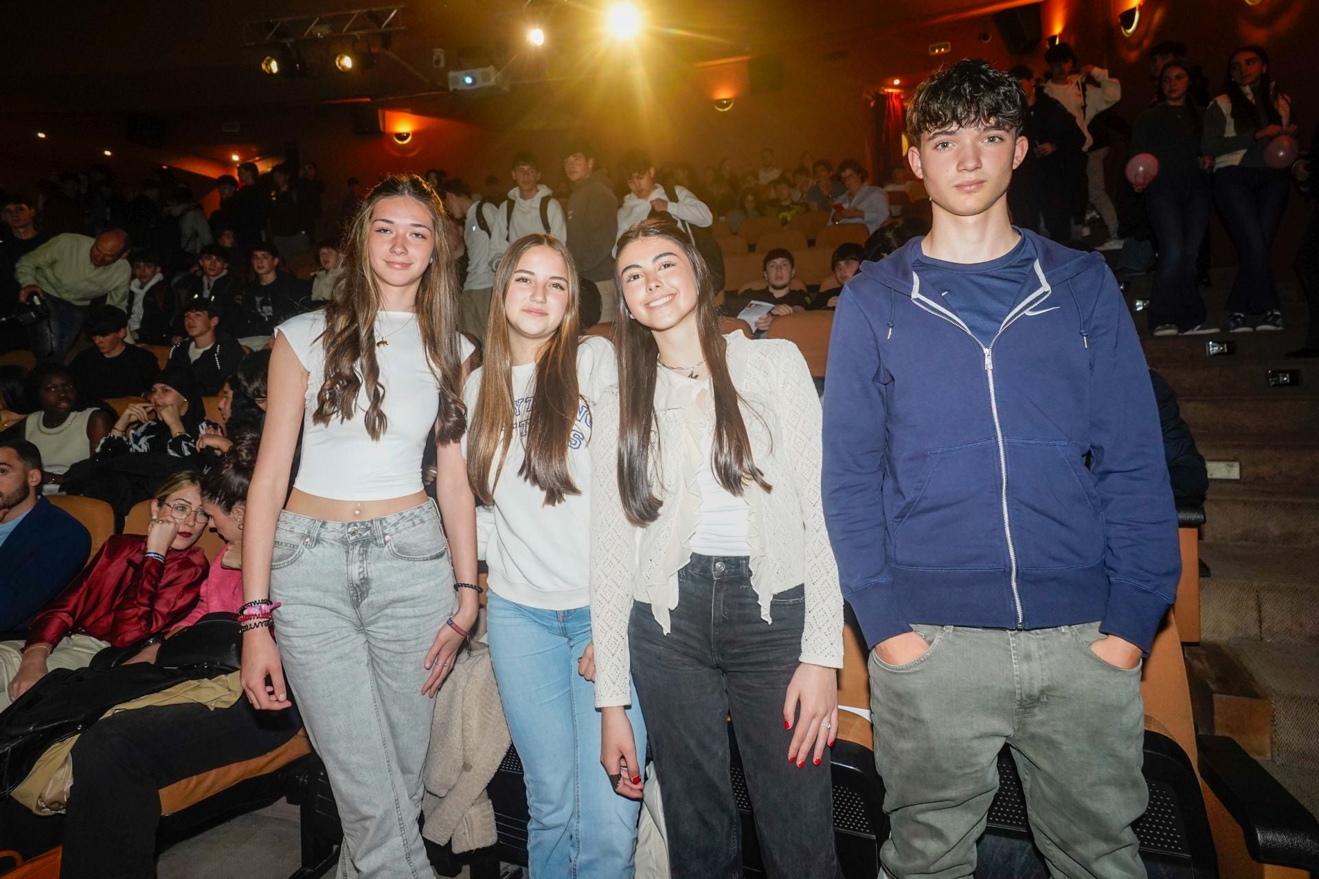Carlota Elorza, Eneritz Díez, Marta Sanz y Aitor Clemente.