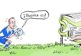 La viñeta de Cerrajería sobre la victoria del Alavés