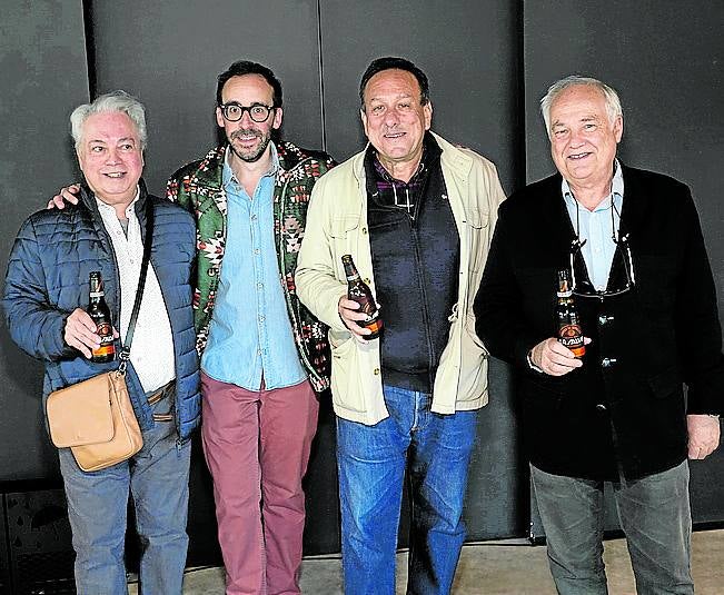 Jujo Ortiz, Iker Urkidi, Fermín Galindo y Arturo Trueba.