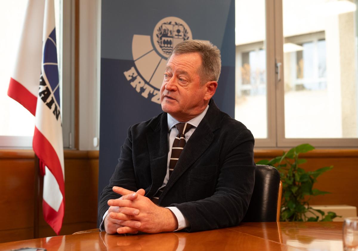 El consejero de Seguridad, Bingen Zupiria.