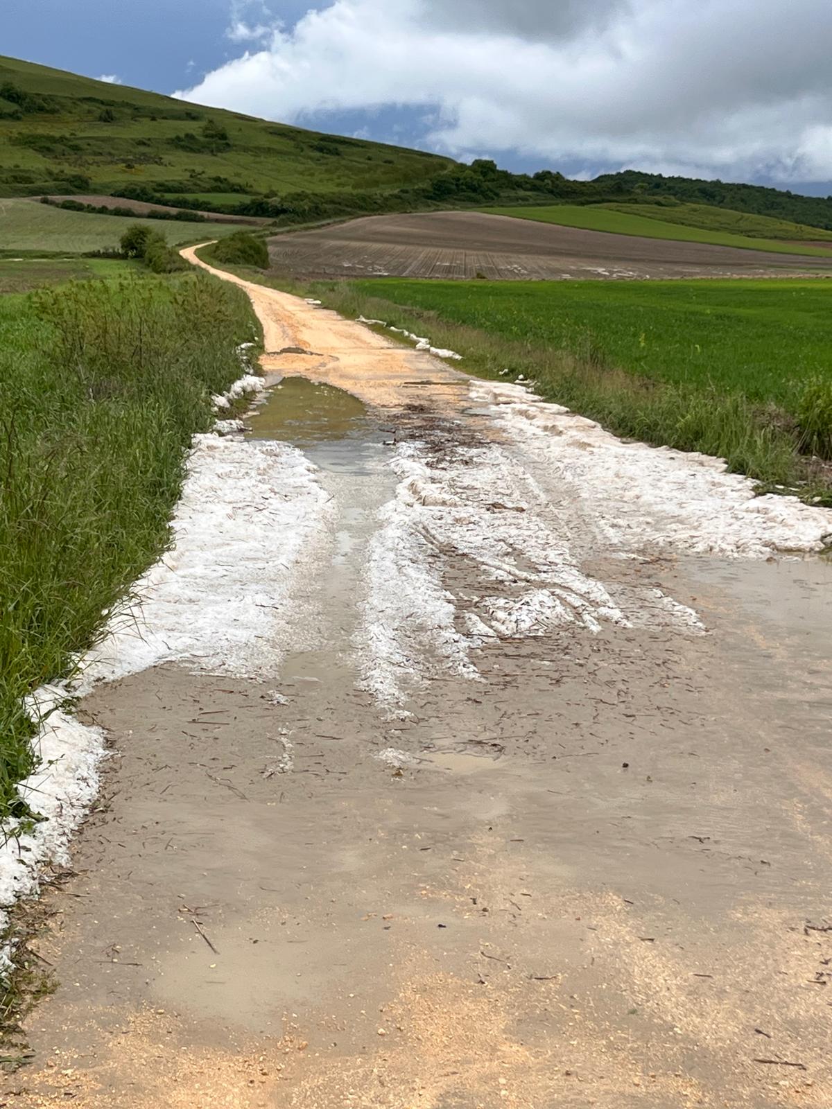 Granizada en Alegría-Dulantzi