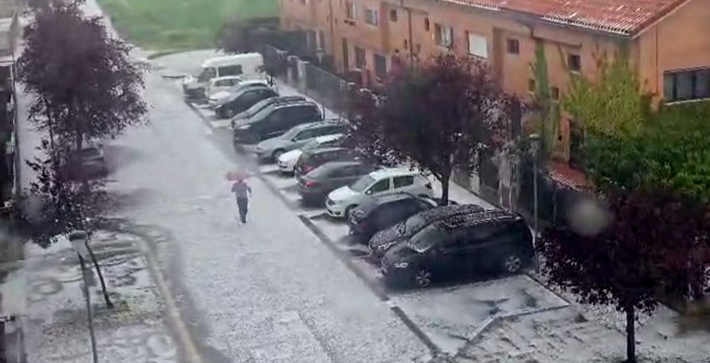Granizada en Alegría-Dulantzi