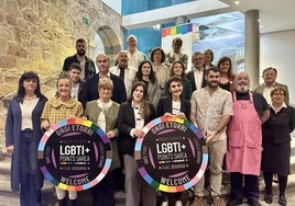Presentación de la iniciativa 'LGTBI+ points sarea'.