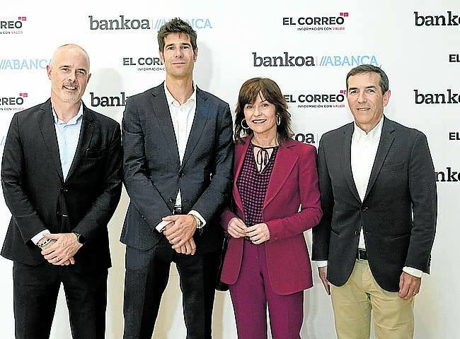 Aitor Urzelai, Javier Benito, María Goti y Juan Mocoroa.