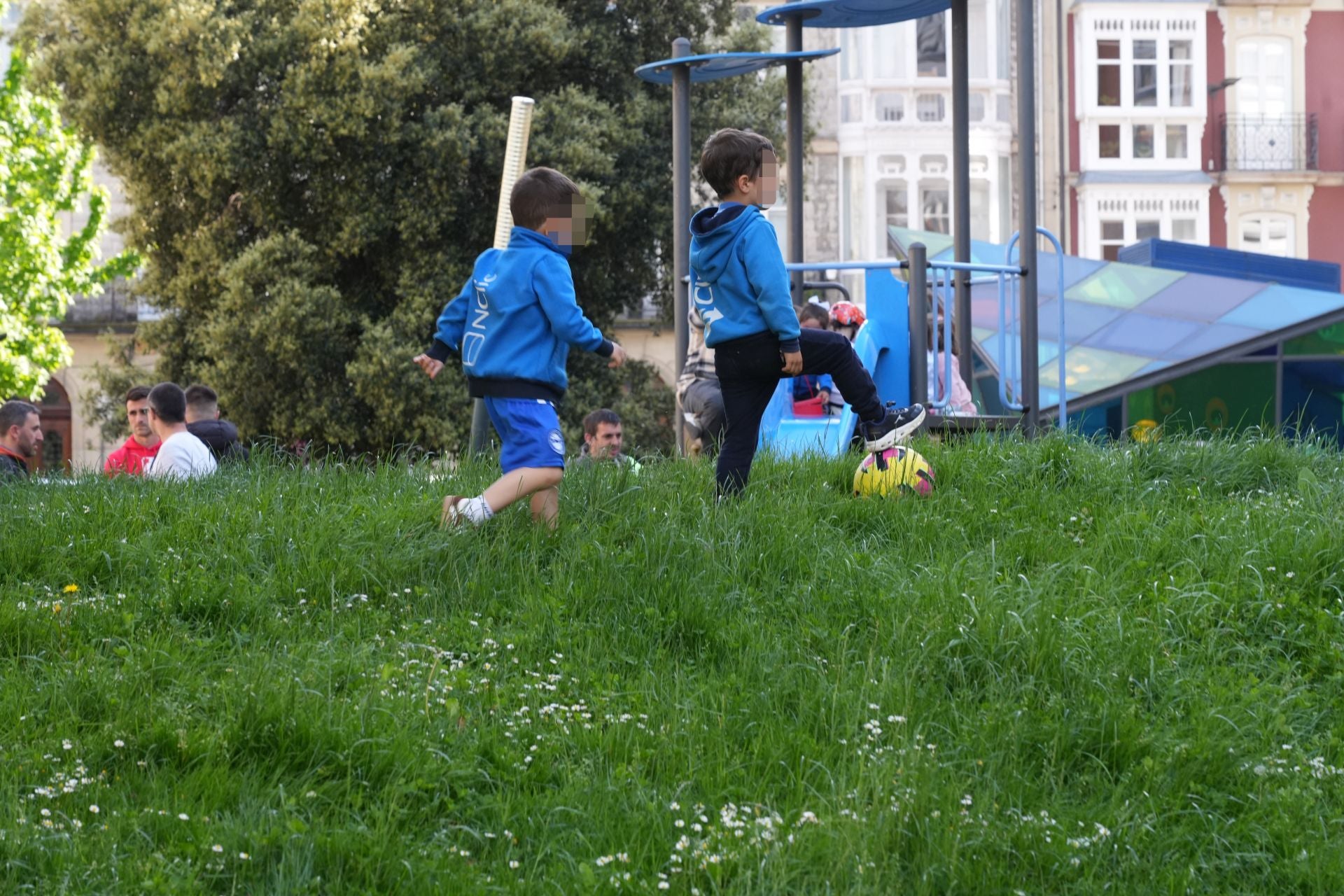 El aspecto asilvestrado de los jardines de Vitoria