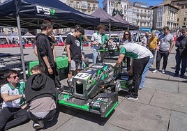 LOs vehículos de Euskelec ya han tomado Vitoria