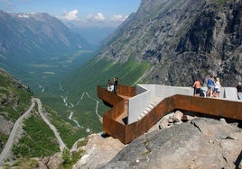Mirador de Trollstigen, en Noruega.