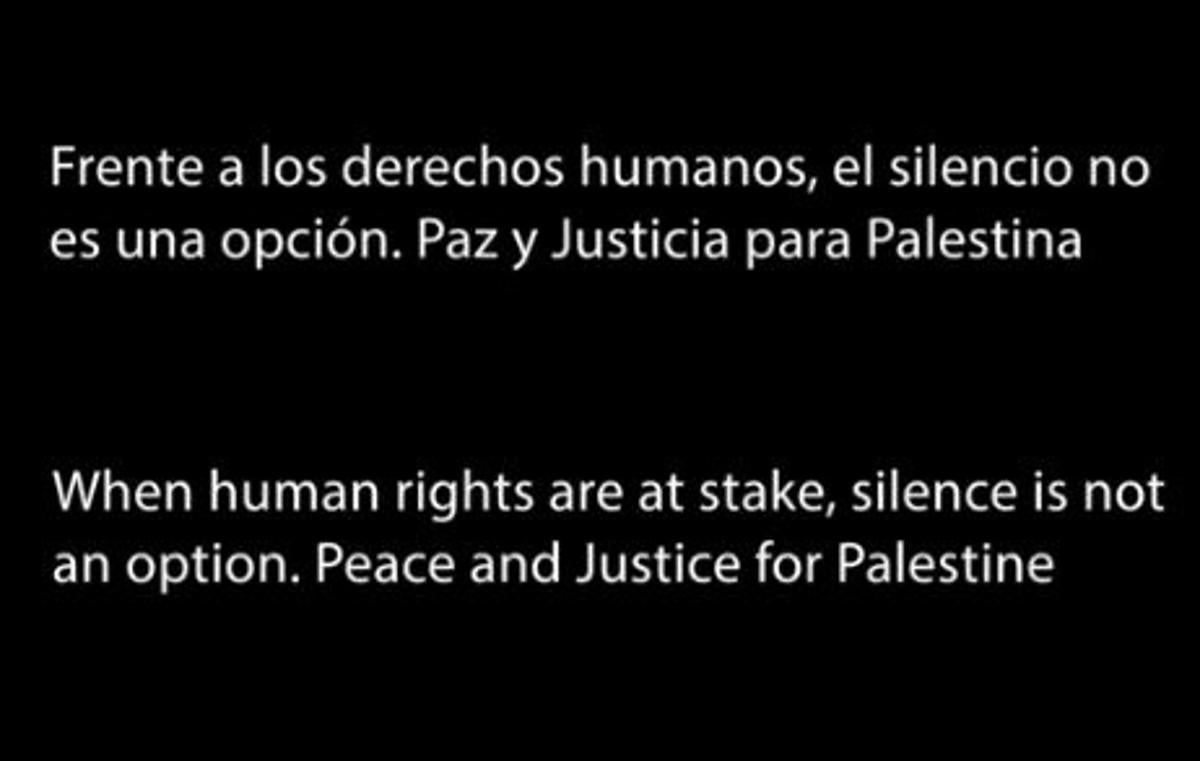 TVE desafía a Eurovisión con un mensaje a favor de Palestina