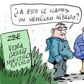 La viñeta de Cerrajería sobre los vehículos híbridos y eléctricos