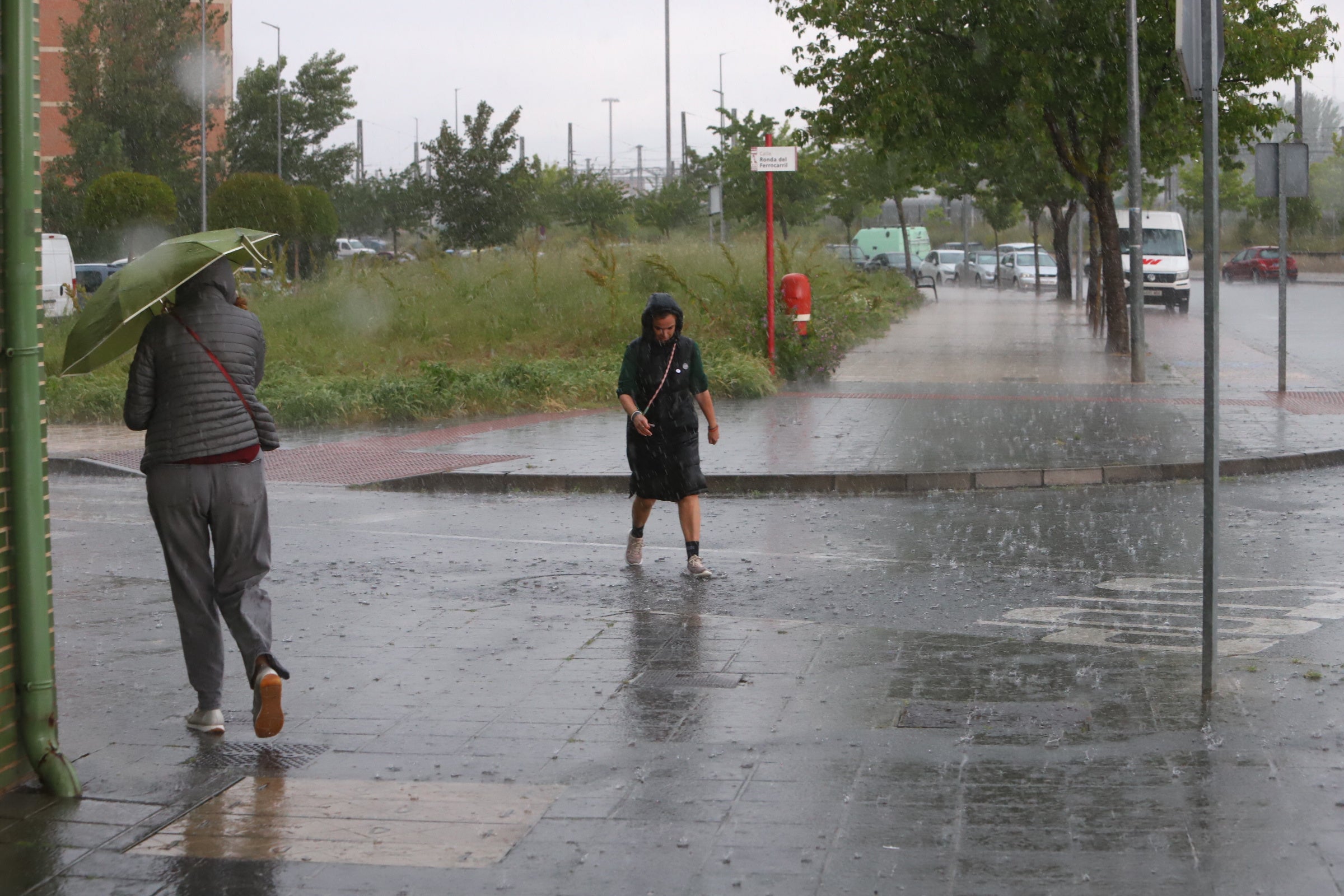 El agua ha vuelto a aparecer después de un fin de semana soleado.