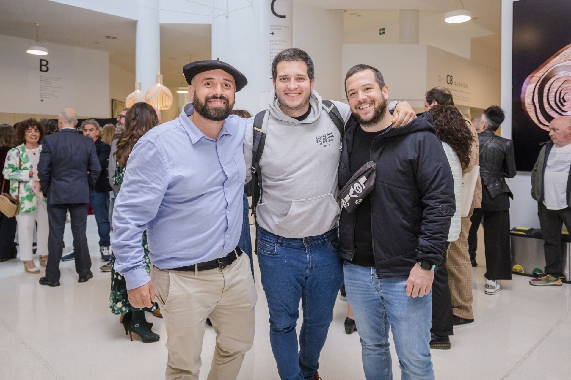 Iñaki Ibaibarriaga, Jon Ander Resa y Jon Hernáez.