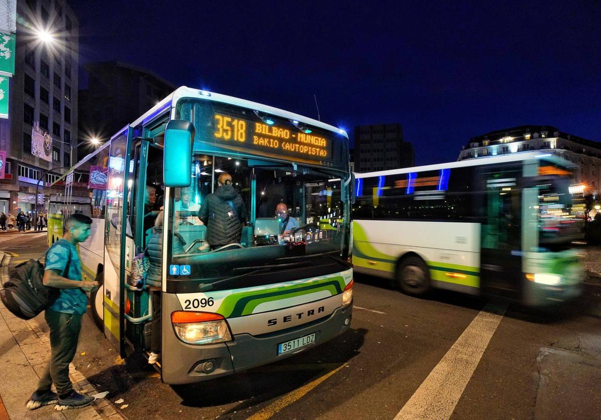 La Diputación prorroga cuatro años las concesiones de Bizkaibus