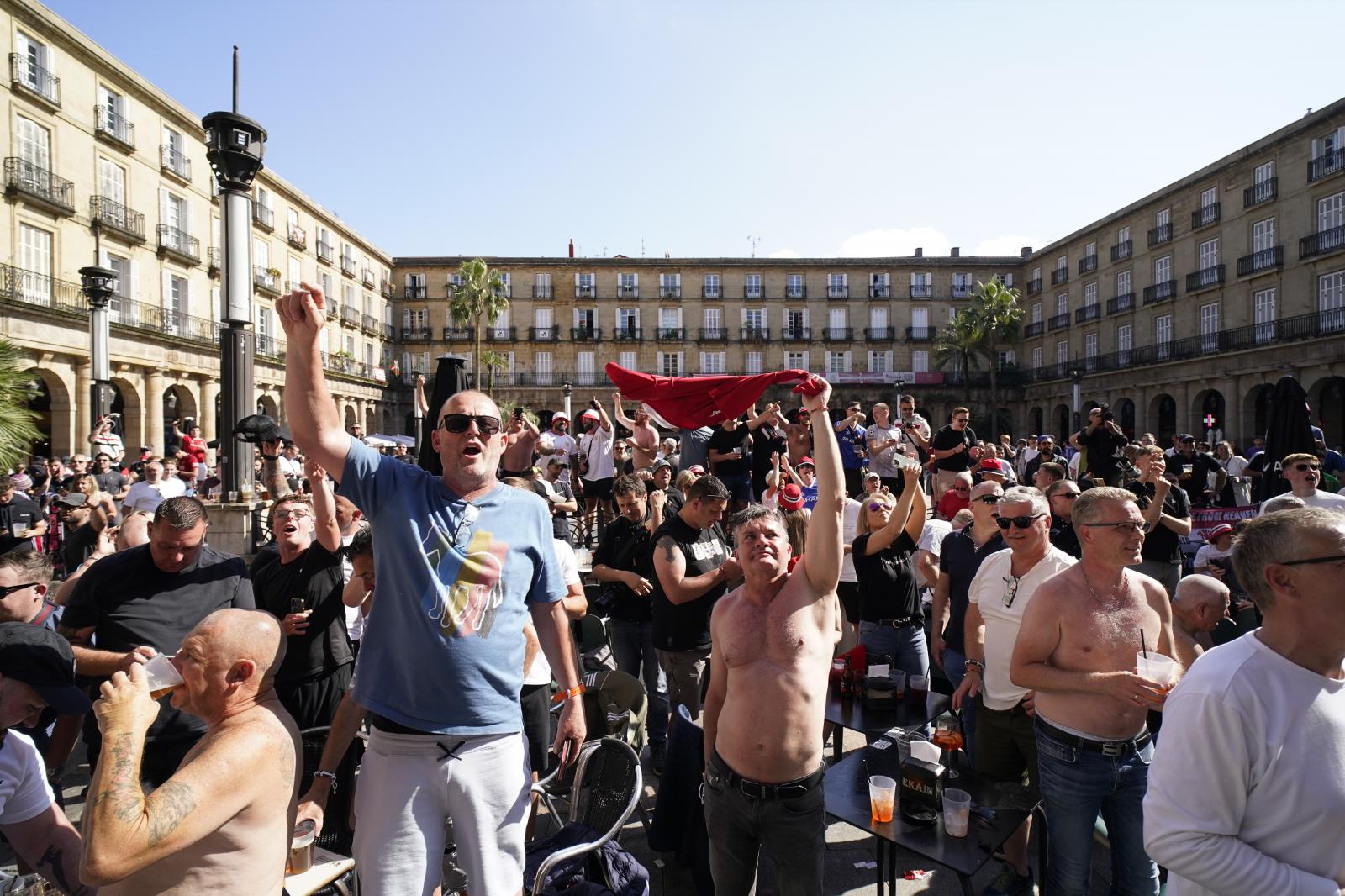 El ambiente en Bilbao la víspera de la final de la Europa League