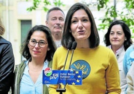 La eurodiputada del PNV, Oihane Agirregoitia.
