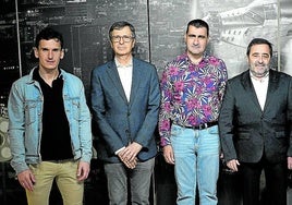 Koldo Bilbao, César Coca, Ignacio García, Juan Carlos Matellanes, Cristina García y Pablo Romero.