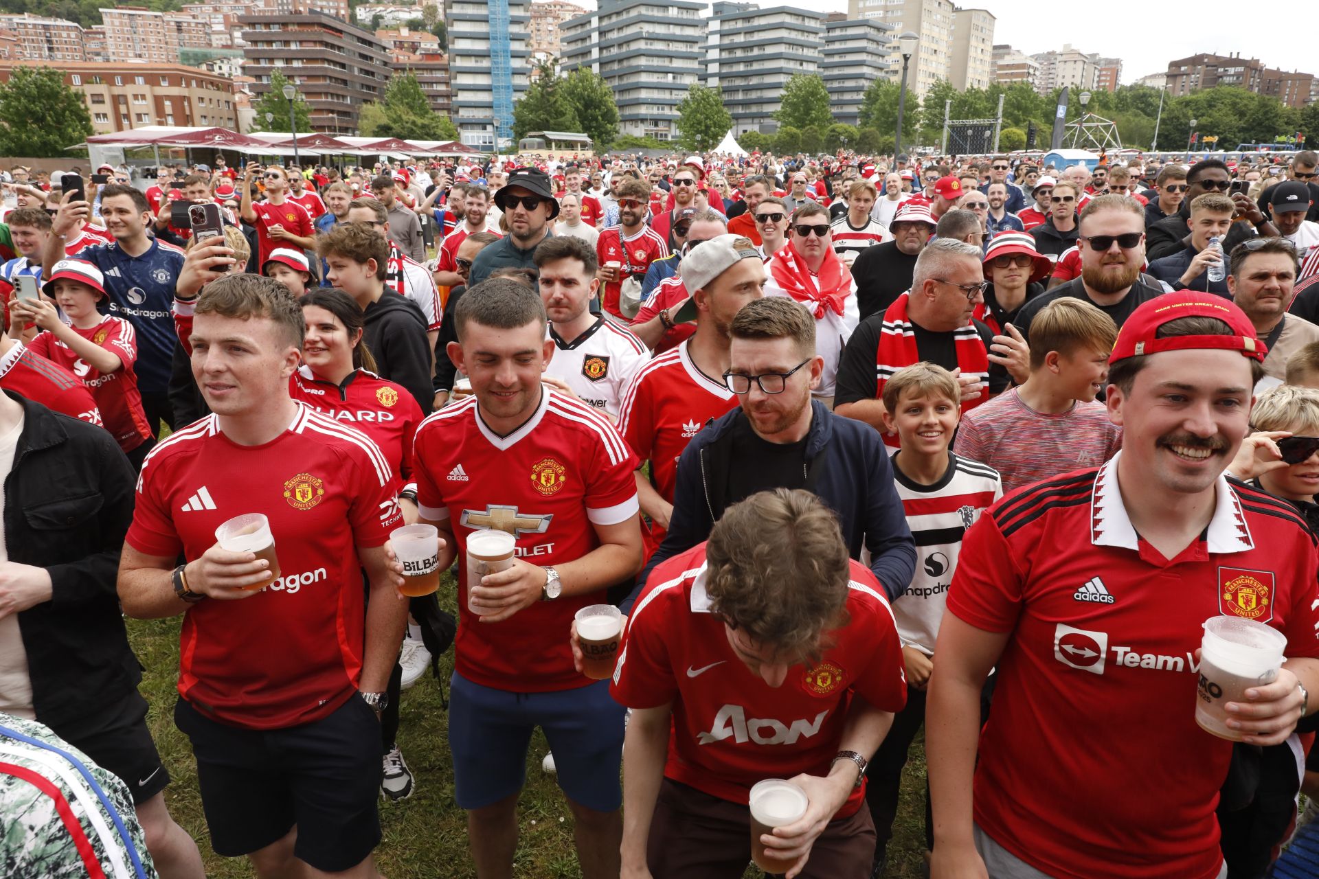 La final ya se juega en las calles de Bilbao