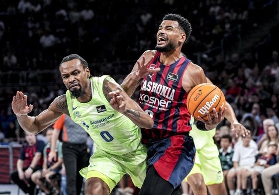 Cabarrot, en el partido ante el Barcelona.