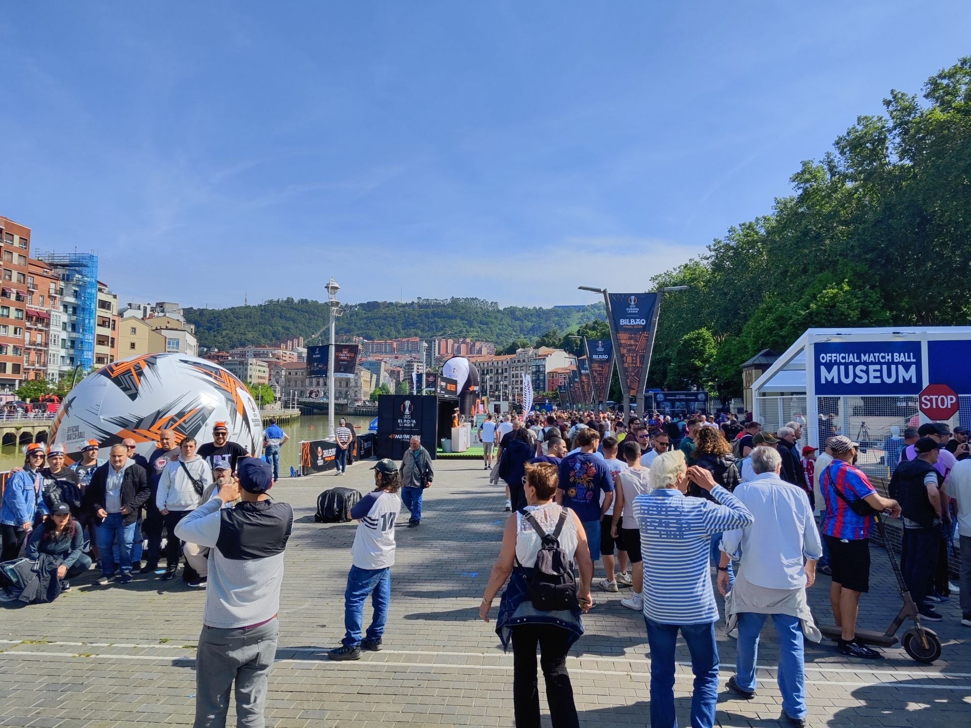La final ya se juega en las calles de Bilbao