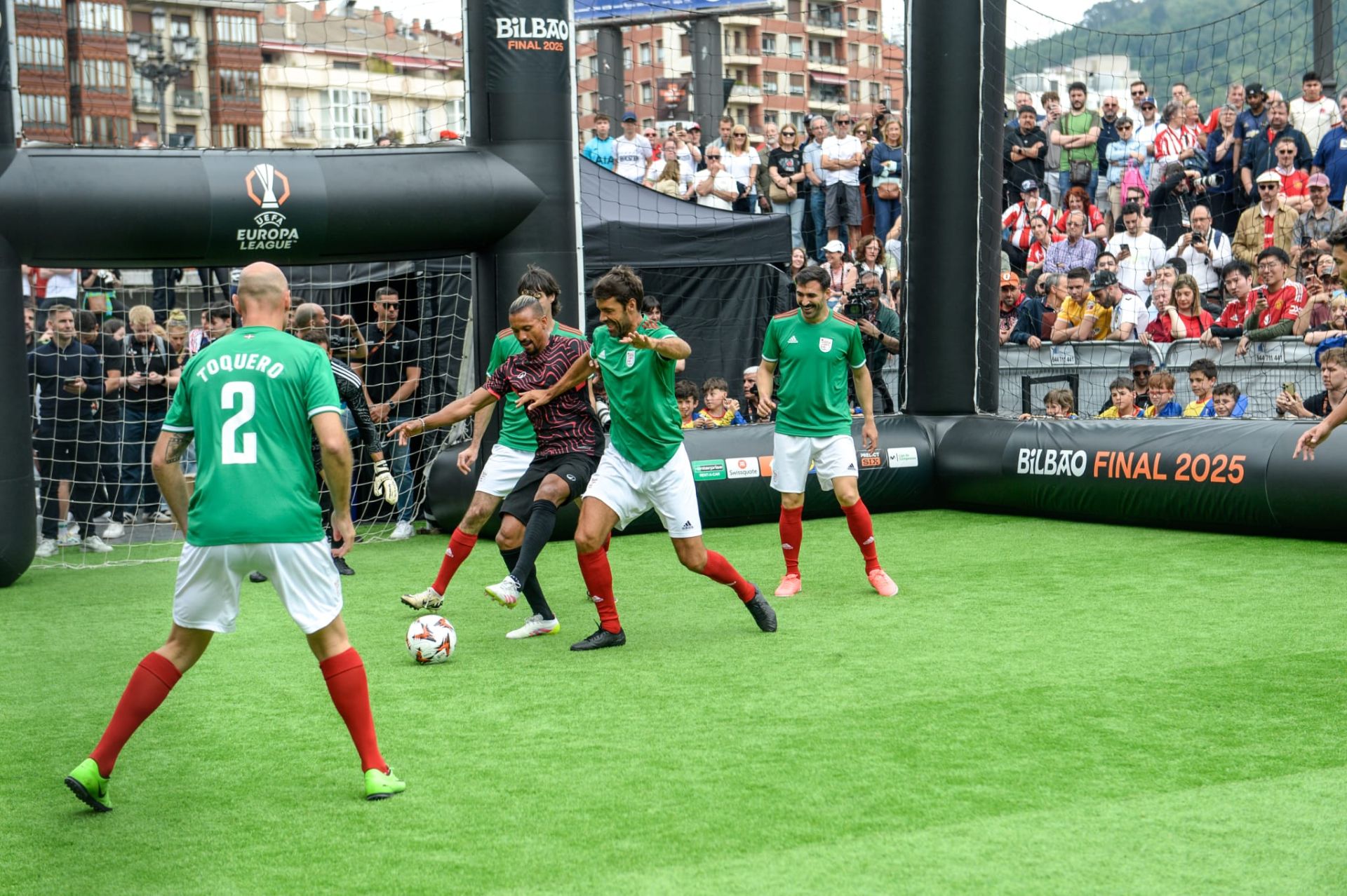 La final ya se juega en las calles de Bilbao