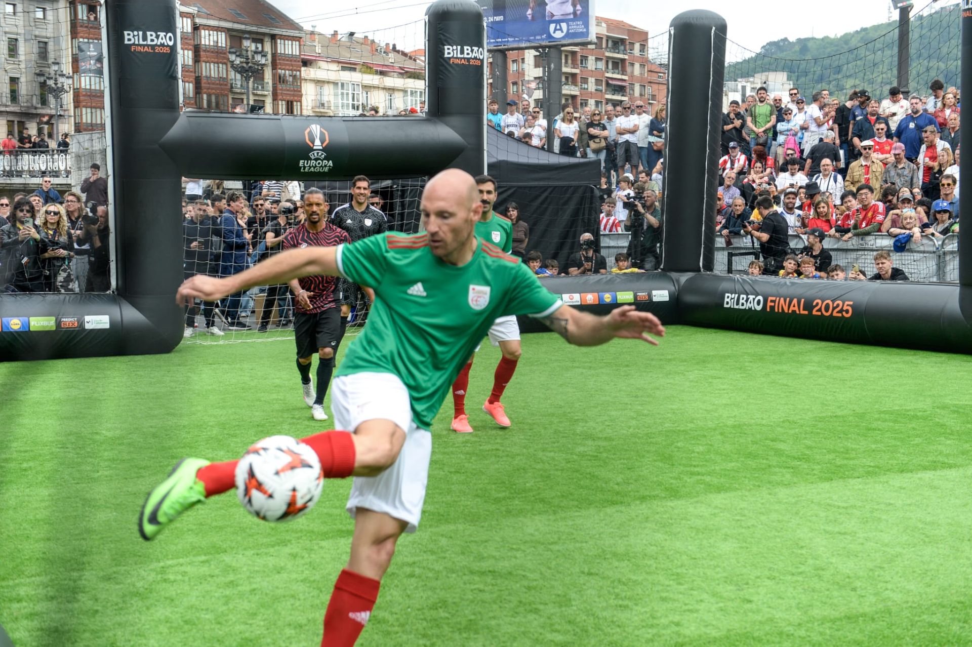 La final ya se juega en las calles de Bilbao