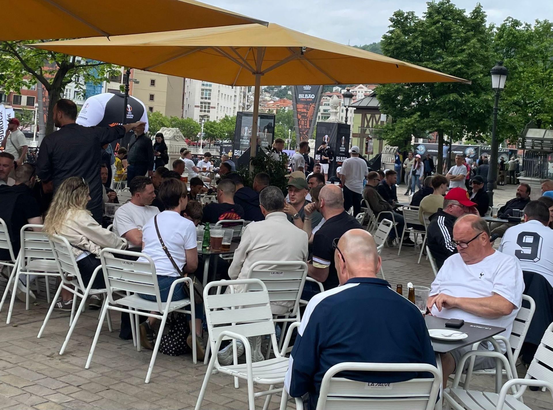 La final ya se juega en las calles de Bilbao