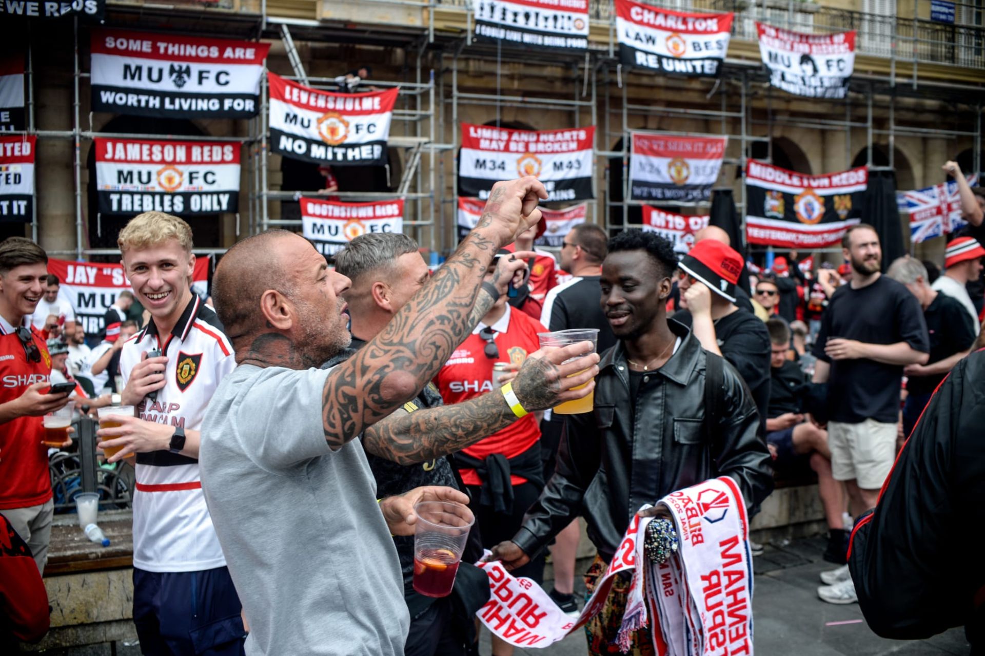 La final ya se juega en las calles de Bilbao